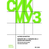 SCHNITTKE:SONTA NO.2 (QUASI UNA SONATA) FOR VIOLIN AND PIANO
