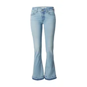 LEVIS  Kavbojke LOW SLIM BOOT nebeško modra