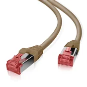 helos Patchkabel Cat.6 GHMT AWG 27/7 braun 5,0 m
