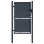 Vrtna vrata Čelik 100x200 cm Antracit