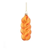 Steklen okrasek za jelko 3,5 cm Plait Bread – Sass & Belle