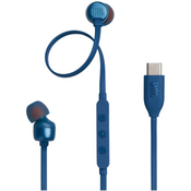 JBL Tune 310C plavi In-Ear žicane s slušalice USB-C prikljuckom