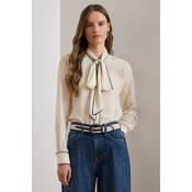 Lauren Ralph Lauren Bluza FREDELLA  slonovina / mornarska