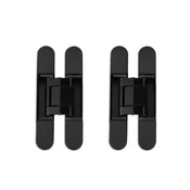 INF 2-pack skritih nevidnih vratnih tečajev črni, 3D nastavljivi, 40KG Black, (5000243333)