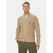 Aeronautica Militare Pletena jopica 262MA1664UL00409 Bež Regular Fit