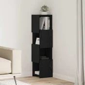 Kutni ormaric Crni hrast 25,5x25x102cm Konstruirano drvo