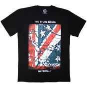 The Stone Roses Majica Waterfall Unisex Black 2XL