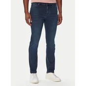 BOSS Jeans hlače P-Delaware 50566914 Mornarsko modra Slim Fit