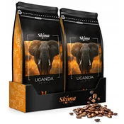 shumee Kavna zrna 1kg x2 Uganda 100% Arabica Sveže pražena za espresso aparat + gratis