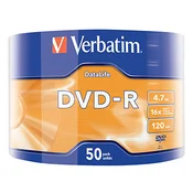 DVD-R VERBATIM 4.7GB 16X 4.7GB 1/50 DL WRAP/43791