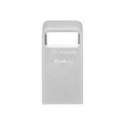 KINGSTON 64GB DataTraveler Micro, kovinski, USB 3.2 Gen 1, 200 MB/s