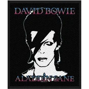 David Bowie Aladdin Sane Našitek za šivanje 100 x 50 mm