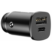 Baseus Square Car Charger PPS QC4.0 / PD3.0 5A 30W (Black)