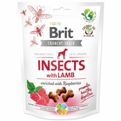 Brit Care Dog Crunchy Cracker. Žuželke z jagnjetino, obogatene z malinami - 200 g