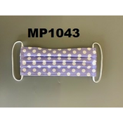MASKA PRALNA VIOLA Z VELIKIM BELIMI PIKAMI (MP1043)