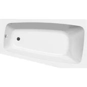 AQUALINE AQUALINE BEROUNKA Desna Kotna Kad 160x90x42cm, Bela, LED Osvetlitev