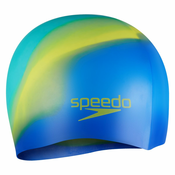 Speedo Otroška plavalna kapa roza 6+ modra/zelena