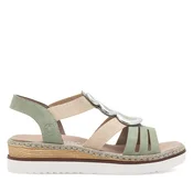 Sandali Rieker 679L4-52 Zelena