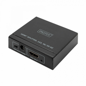 4K HDMI Splitter, 1x2 4K/30Hz, black
