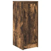 Vidaxl Komoda dimljeni hrast 29,5x34x76 cm inženirski les