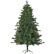 HOMCOM HOMCOM božično drevo PVC, PE, kovina O120 x 180V cm zeleno, (5000242567)