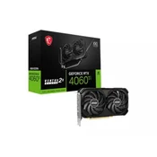 VGA MSI RTX 4060TI VENTUS Black 2X 8G OC