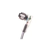 Phoenix Contact 4-polni kabel 5 m prosti konec kabla kotna vtičnica M12 z LED SAC-4P-5,0-PUR/M12FR-3 1668302