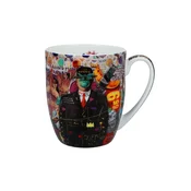 Carmani, porcelanasta skodelica t. Camio 380ml - grafiti