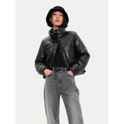 Gap Jakna iz umetnega usnja 486399 Črna Regular Fit