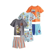 Next Pižama Paw Patrol pastelno modra/rumena/temno siva/oranžna
