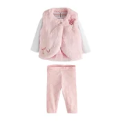 Baker by Ted Baker Komplet roza/staro roza/bela