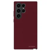 Fashion Case za Samsung Galaxy S22 Ultra 5G - Burgundy red