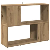 Vidaxl Knjižna omara/pregrada artisan hrast 80x24x63 cm