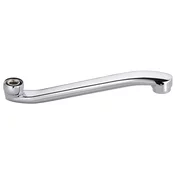 Iztok pipe, 220 mm, ravno visok, krom - Chrome - Aqualine - 24 - Medeninasti - 220 - Ravna stran - 28 - 220 - 14