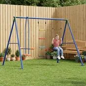 vidaXL Zunanji swing komplet večbarvno 263 x 185 x 185 cm Jeklo in PE