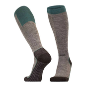 UphillSport OUNA Alpine Ski M5 kompresijke 4-slojne MERINO smučarske nogavice - SIVA - 43-46