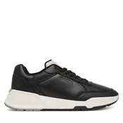 Calvin Klein Superge City Runner Laceup Lth Mix HM0HM02309 Črna