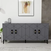 Hanah Home Konzola Cross KB150, 150x75x35 cm, Antracit