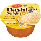 Inaba Dashi Delights za mačke Piščanec s sirom, 70 g