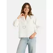 LIEBLINGSSTÜCK Bluza EnricaL  modra / roza / bela