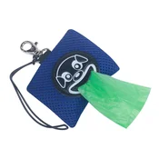 TRE PONTI POOP BAG - NOSILEC ZA VREČKE - SMILEY temno modra