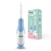 NENO DENTI Električna zobna ščetka za otroke z dodatki (od 3. meseca dalje), modra