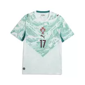 PUMA Portugal 2026 Away Player Jersey Men, Football, White/Green Lagoon/Rl, 3XL