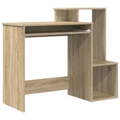 Sonoma hrastov stol za računalo Sonoma hrast MDF s hrastovim furnirom