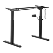 Okvir stola za sjedenje i stajanje - 120 W - 80 kg - crni