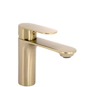 REA Drop Mešalnik za umivalnik Brush Gold low