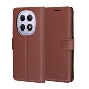 Etui Techsuit Leather Folio za Xiaomi Redmi Note 15 4G/Redmi Note 15 5G/Poco M8 - rjav