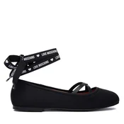 LOVE MOSCHINO Balerinke JA11141G1PIM0000 Črna