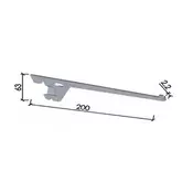 DABEL Nosac police za šinu 200mm