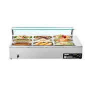 VEVOR Električni grelnik hrane za 9 posod pultni bife Bain Marie 1100x570x385 mm